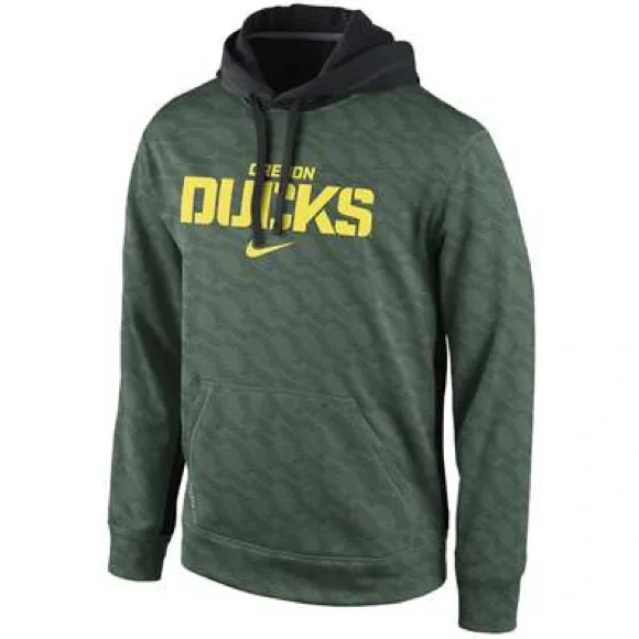RARE NWT 2013 NIKE THERMA-FIT UO OREGON DUCKS KO PERFORMANCE HOODIE M L XL XXXL - Picture 2 of 6
